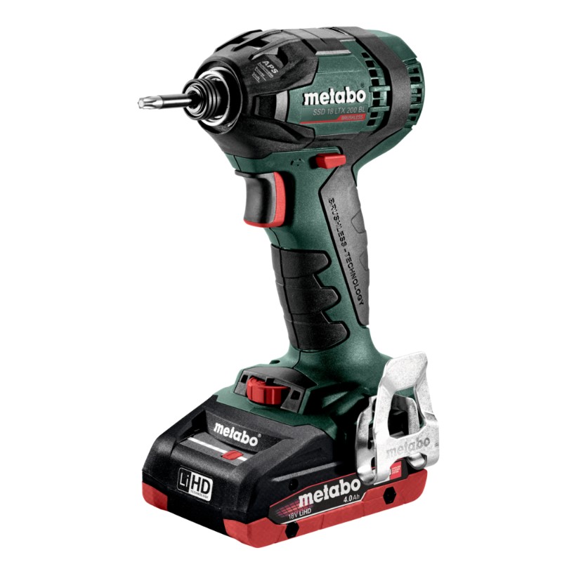 Metabo SSD 18 LTX 200 BL Cordless Impact Driver, 18V - photo 2