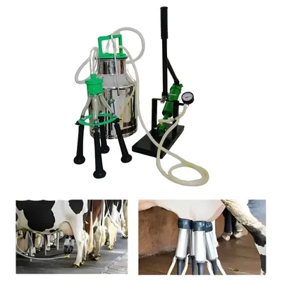 GRAMSTRONG Domestic Hand Operated Milking Machine, 15 Litres Capacity