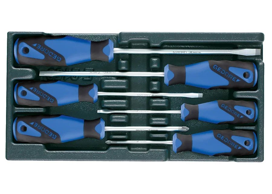 GEDORE 1500 ES-2150 PZ Screwdriver set in 1/3 ES module