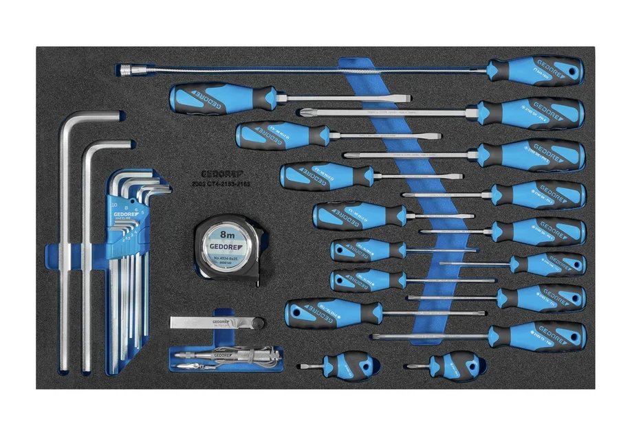GEDORE 2005 CT4-2153-63 CT-Module with assortment