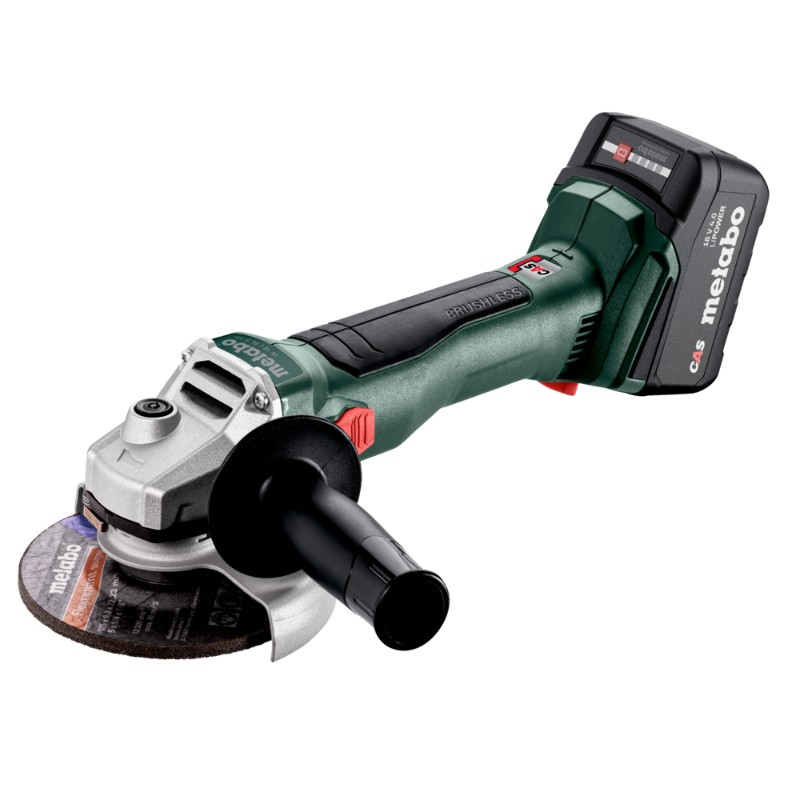 Metabo W 18 L BL 9-125 Cordless Angle Grinder - photo 2
