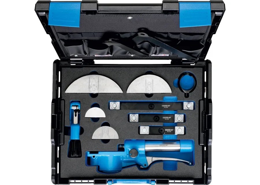 GEDORE 1100-2456 Hand pipe bender set hydraulic, reinforced version, in L-BOXX® 136