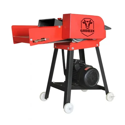 GODHAN Mini Chaff Cutter With 950 Kg/hr Cutting Capacity & 2.5 HP Copper Motor