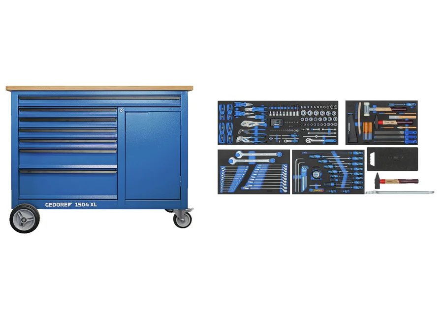 GEDORE 1504 XL-S-198 AGRAR 198 pieces