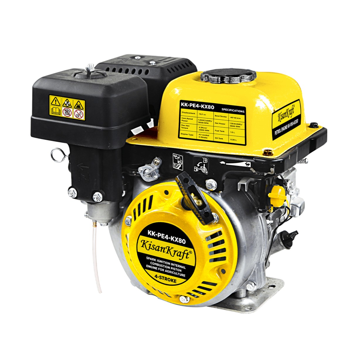 KisanKraft 4-Stroke Petrol Engine - KK-PE4-KX80