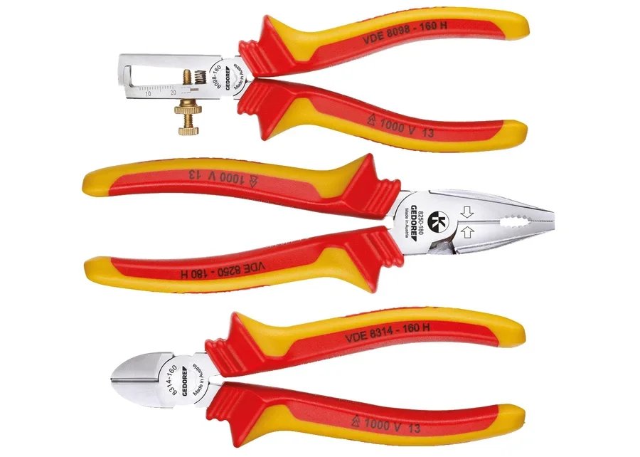 GEDORE 1102-004 VDE VDE Pliers set, 3 pieces