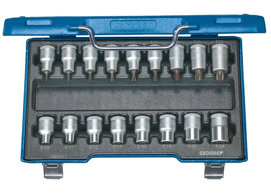 GEDORE ITX 19 TX-017 Screwdriver set 1/2" 17 pieces