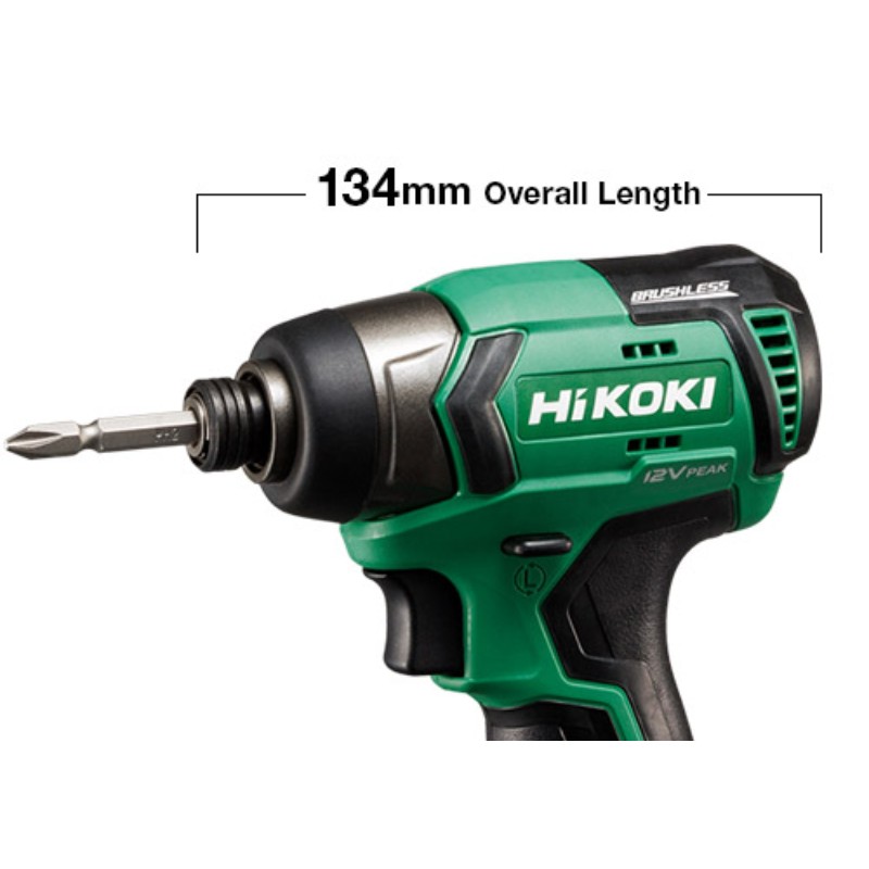 HiKOKI WH12DDSCZ Impact Driver 12V Peak / 135Nm / 0-1,300 / 0-3,200ipm - photo 3