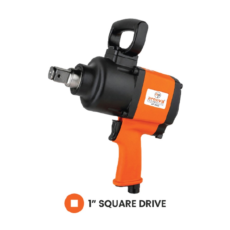 Arnova AP-3000 1 Inch Air Impact Wrench, Pinless Hammer, 2600 Nm