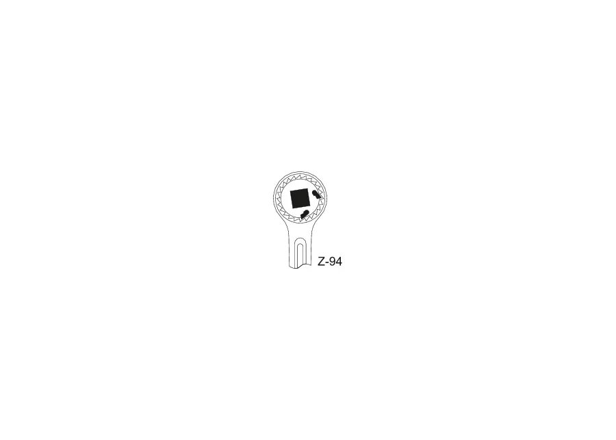 GEDORE 1993 Z-94 Ratchet handle with coupler 1/2"