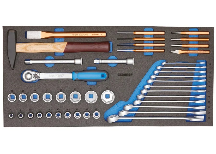 GEDORE 1110 CTB3-01 Tool assortment in CT module for B3 43 pcs