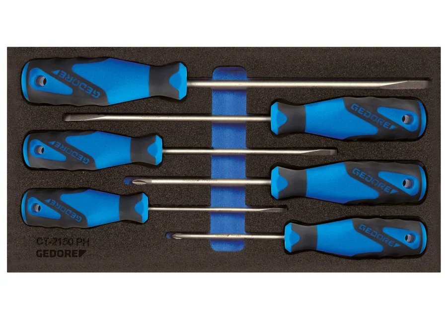 GEDORE 1500 CT1-2150 PH Screwdriver Set in 1/3 Check Tool Module
