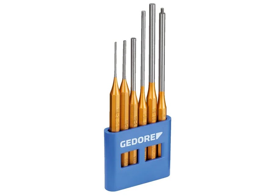 GEDORE 116 L Pin punch set 6 pcs in plastic holder