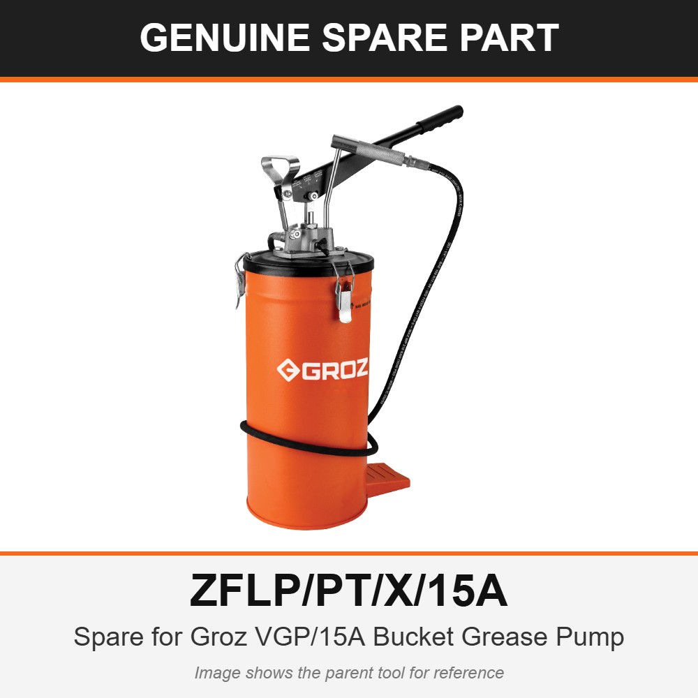 Groz ZFLP/PT/X/15A Follower Plate for VGP/15A Bucket Grease Pump