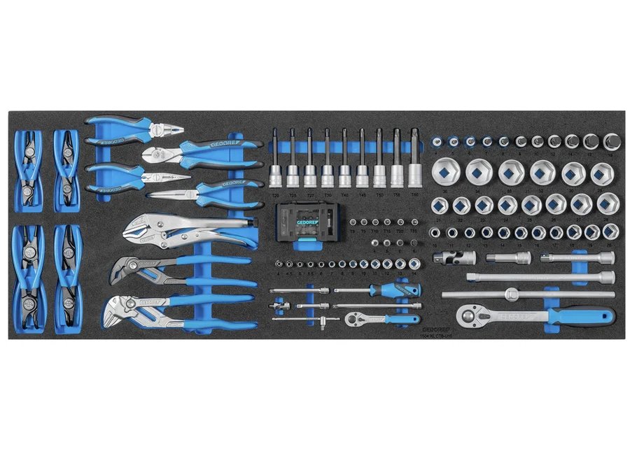 GEDORE 1504 XL CT6-U10-183 CT module with assortment