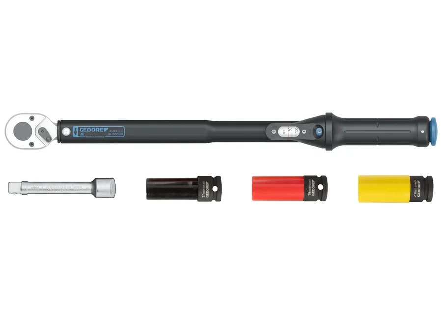 GEDORE 3550-UK-LS4 Torque wrench TORCOFLEX UK Set 1/2"
