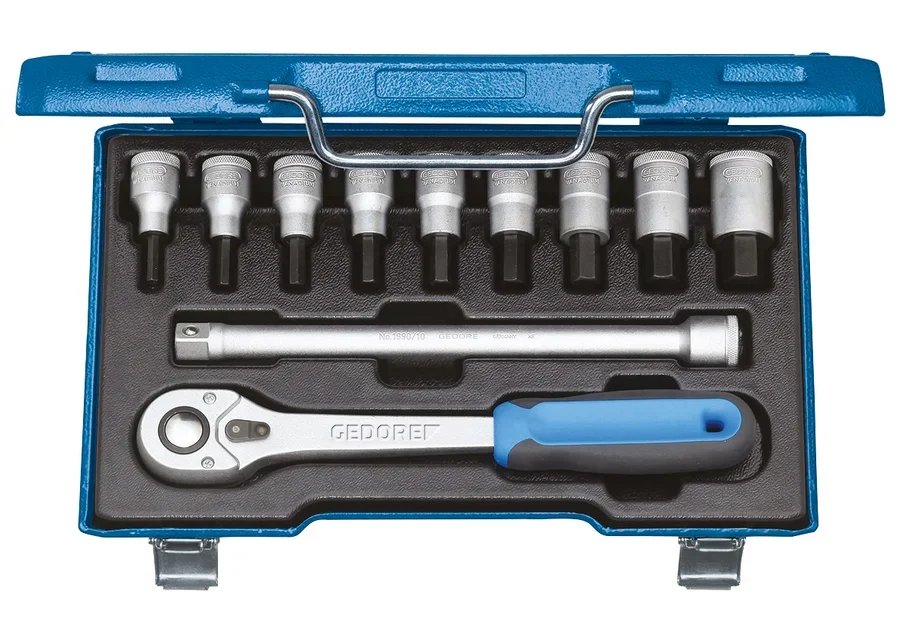 GEDORE IN 19 Q Screwdriver set 1/2" 11 pieces