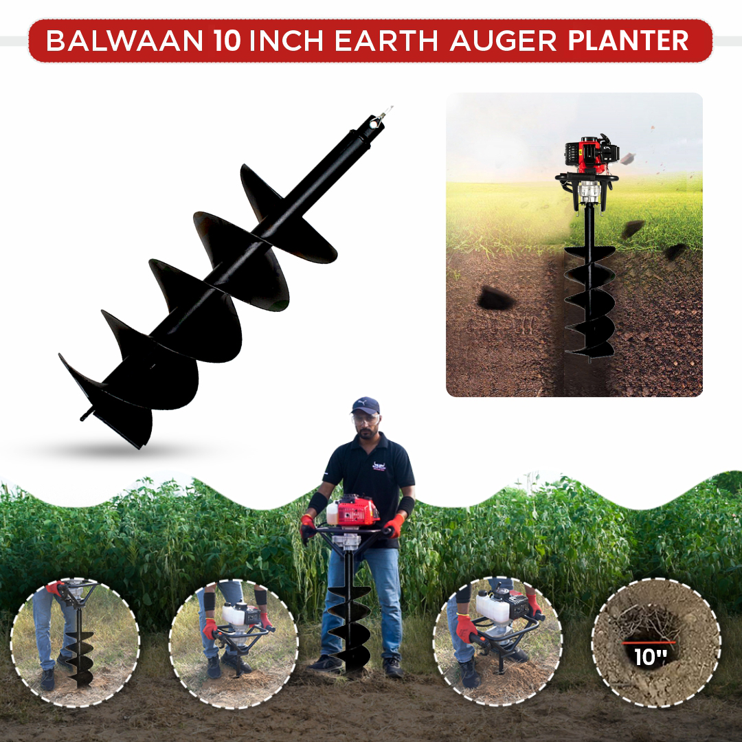 Balwaan 10 Inches Double Spiral Planter for Earth Auger - photo 3