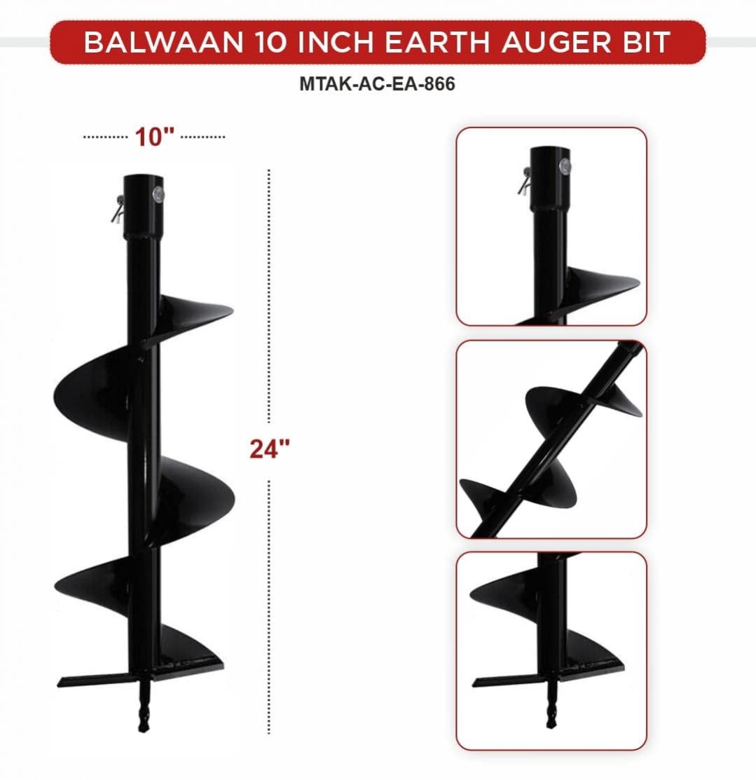 Balwaan 10 Inches Earth Auger Planter - photo 2