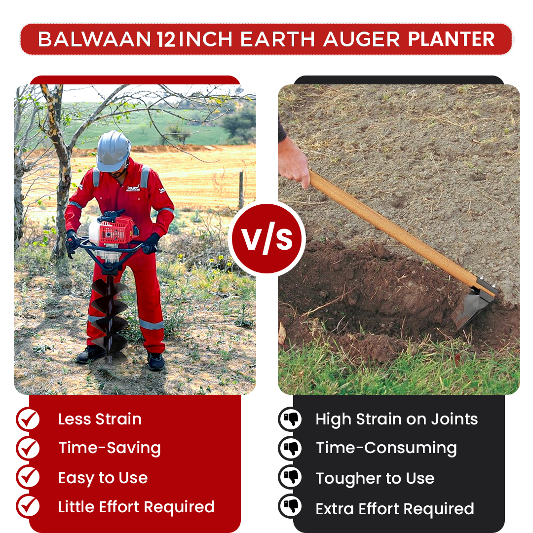 Balwaan 12 Inches Double Spiral Planter for Earth Auger - photo 5