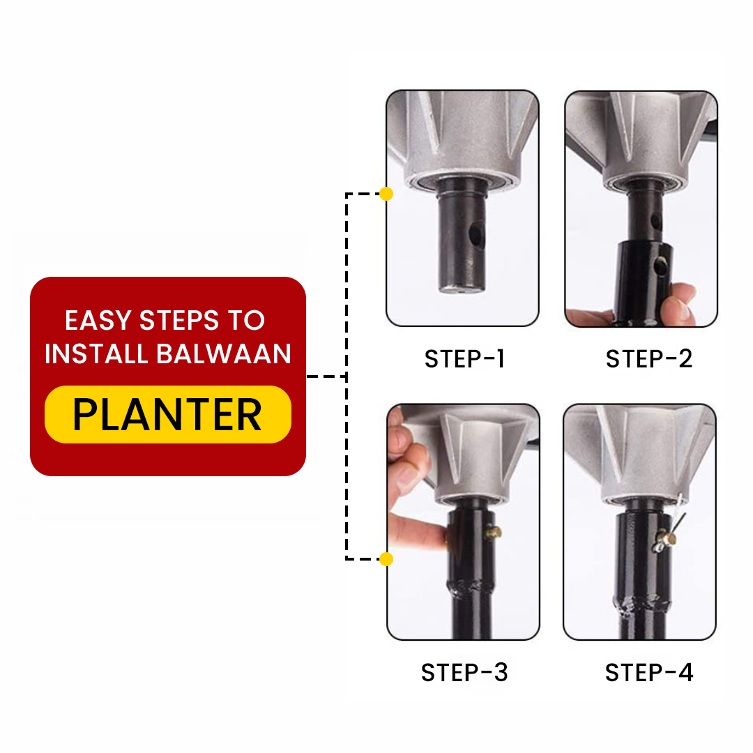 Balwaan 12 Inches Double Spiral Planter for Earth Auger - photo 4