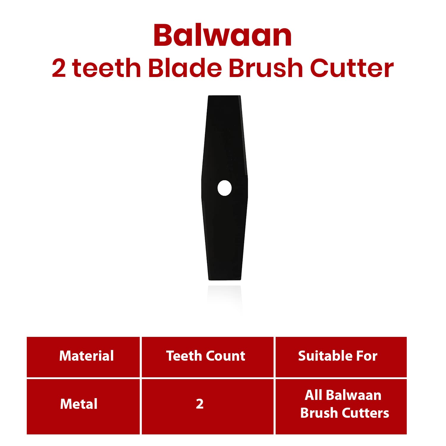 Balwaan 2 teeth Blade for Brush Cutter - photo 6