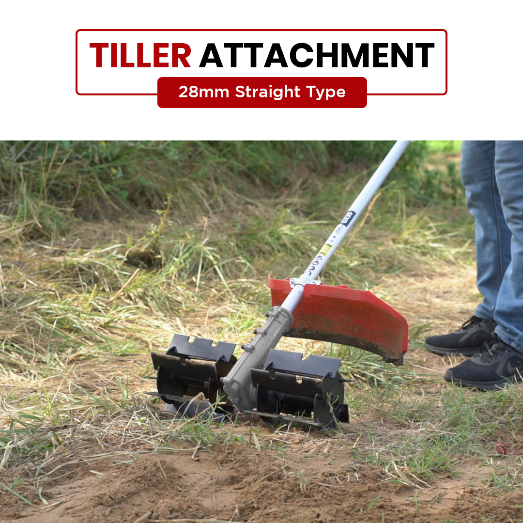 Balwaan 28mm Straight Type Tiller Attachment (14 Inch) - Silver - photo 5