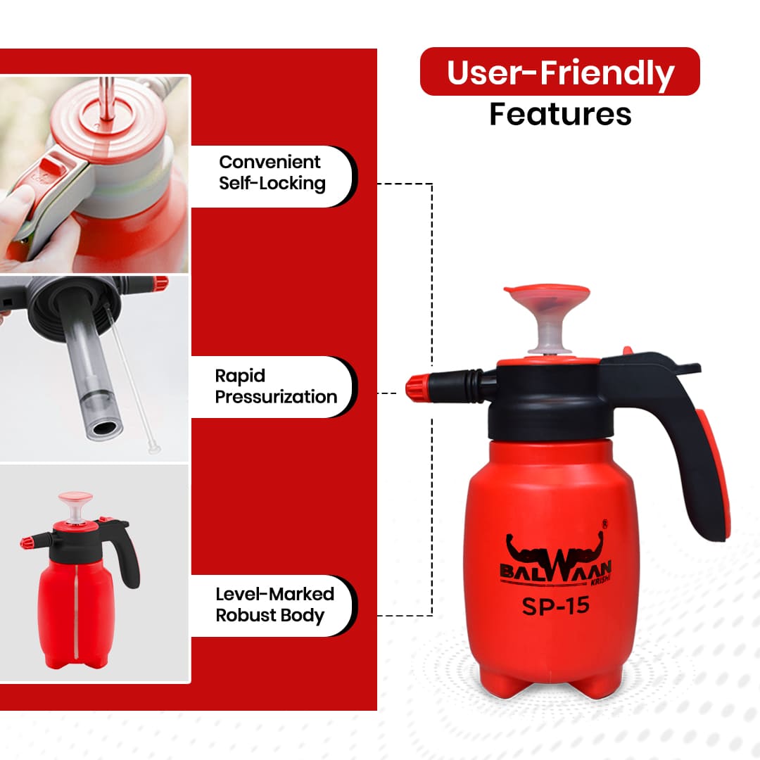 Balwaan 3 in 1 Manual Sprayer 1.5 Liters (SP-15) - photo 8