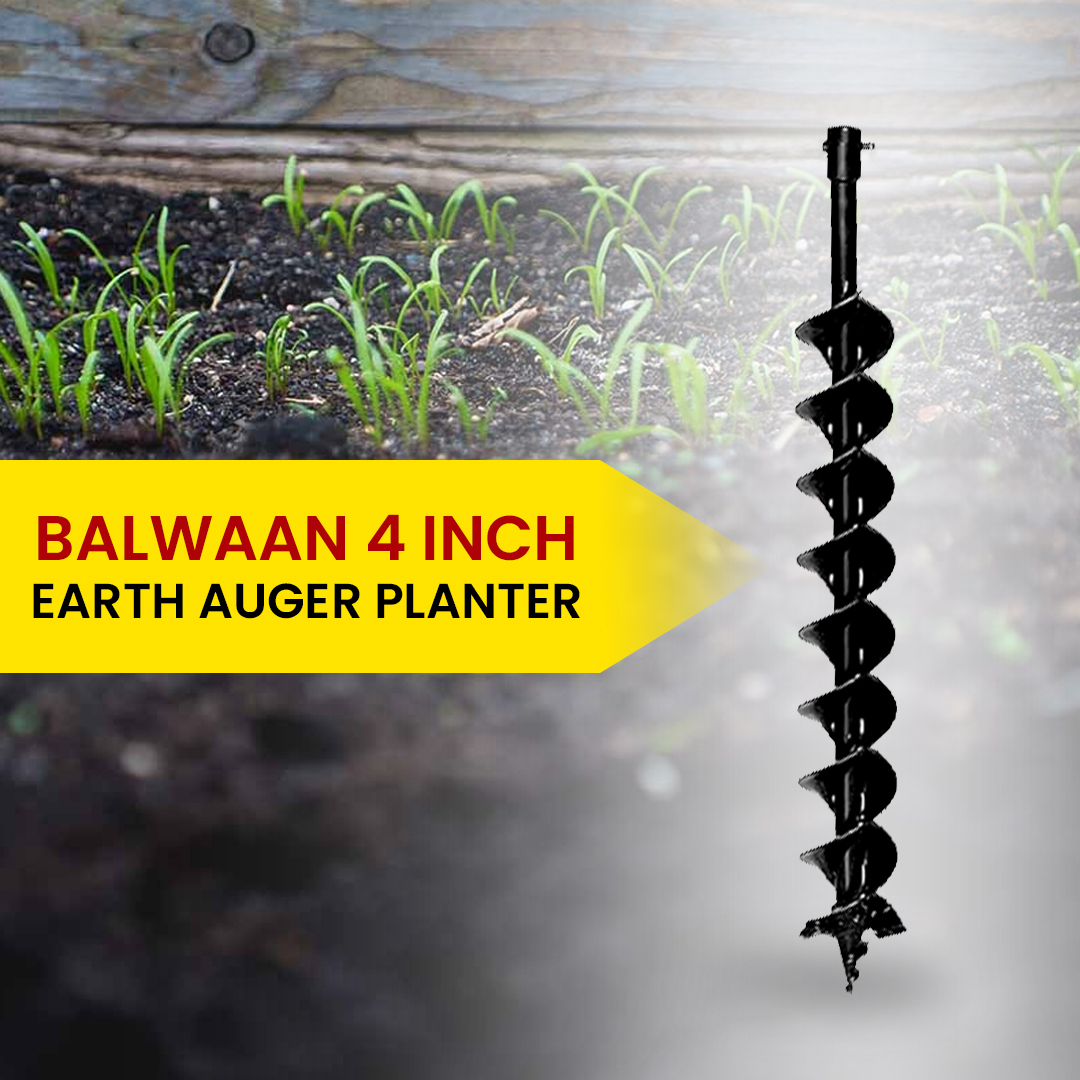 Balwaan 4 Inches Double Spiral Planter for Earth Auger - photo 5