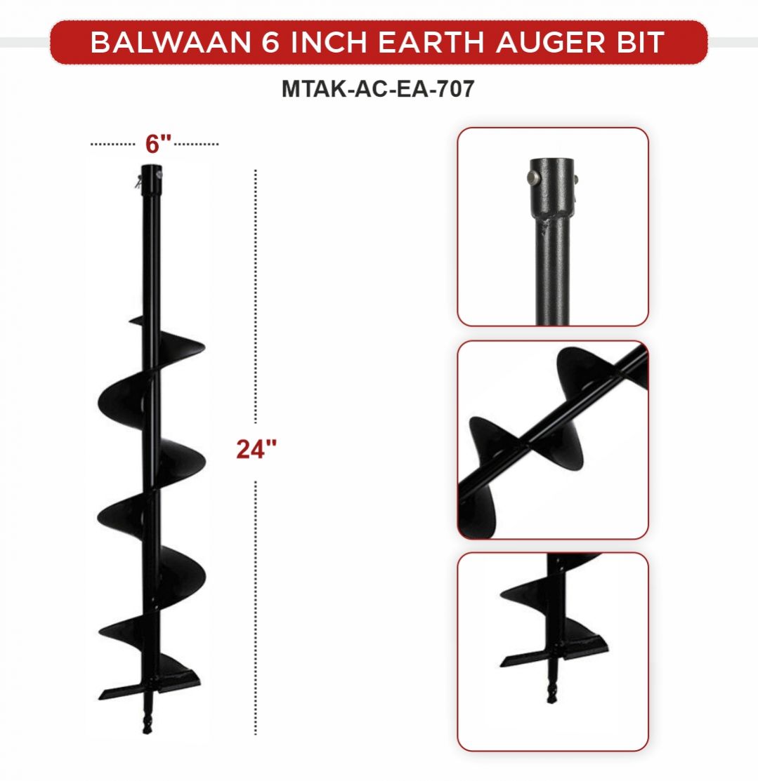 Balwaan 6 Inches Earth Auger Planter - photo 2
