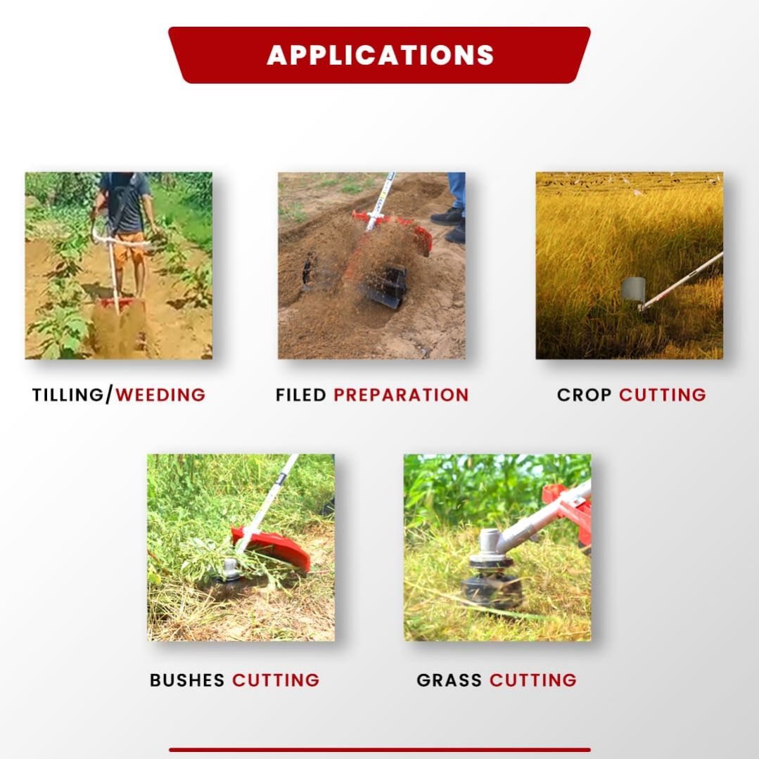 Balwaan Back Pack Crop Cutter with Tiller - 35cc - photo 4