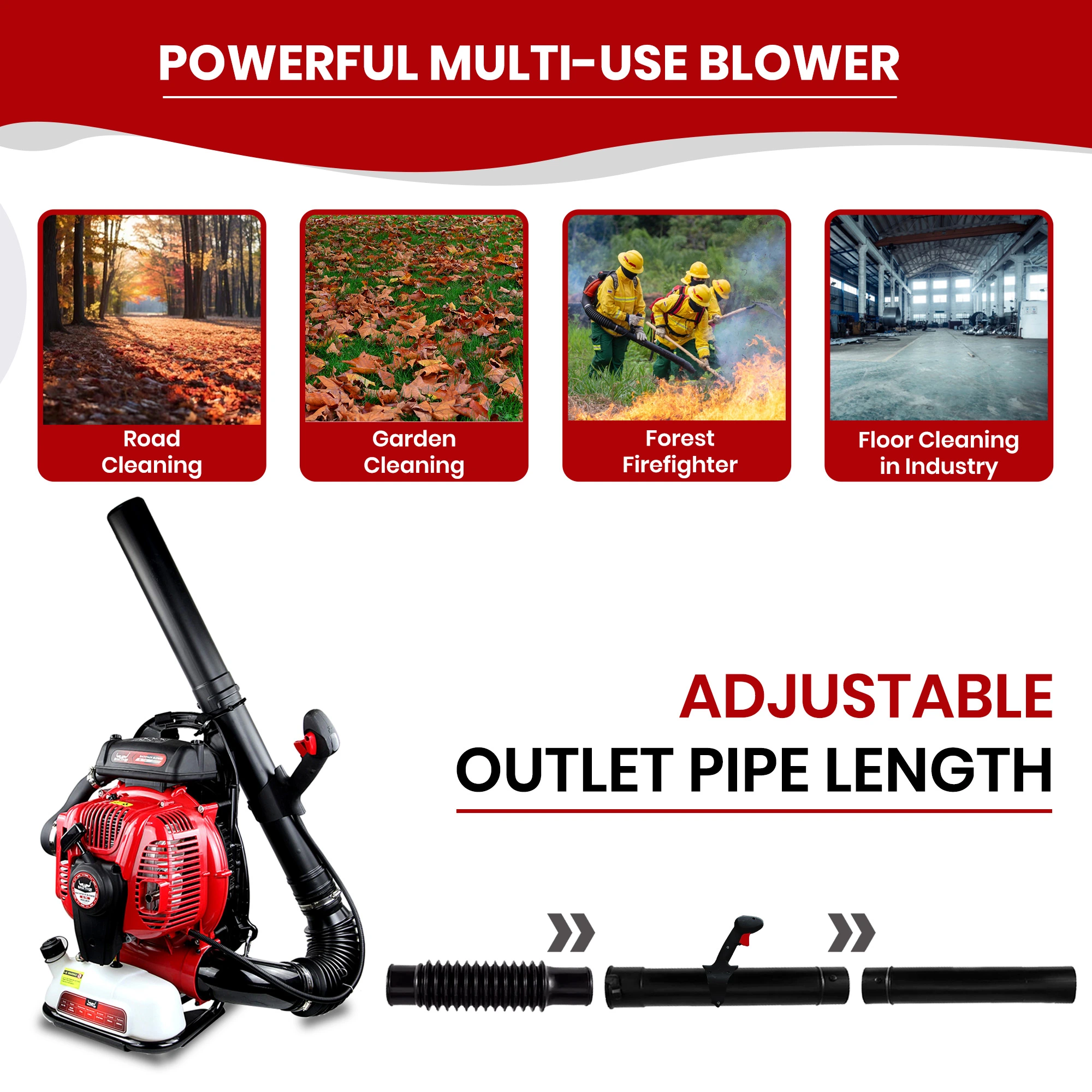 Balwaan BL-770 Backpack Leaf Blower - photo 6
