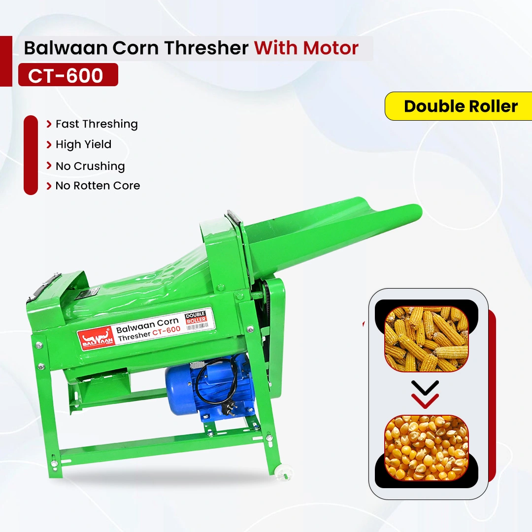 Balwaan Corn Thresher CT-600 With Motor (Green) - photo 4