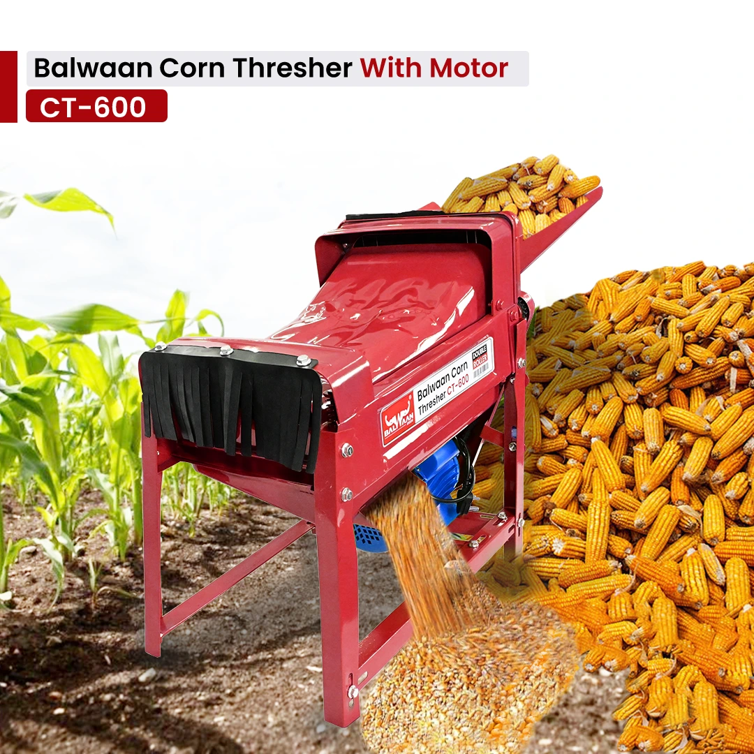 Balwaan Corn Thresher CT-600 With Motor (Red) - photo 4