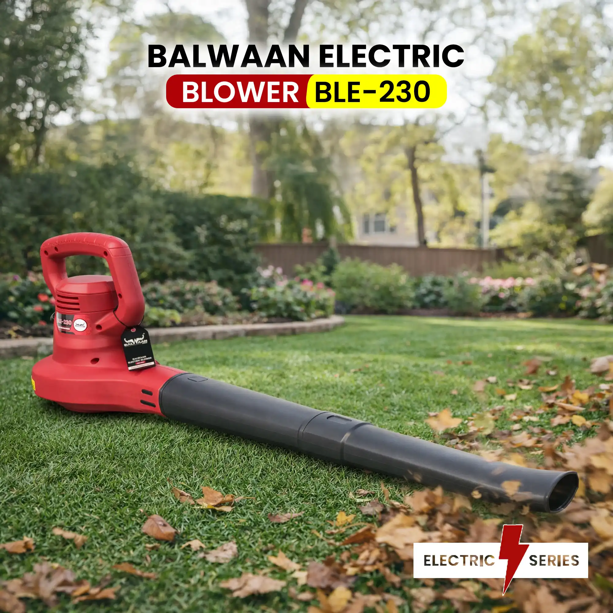 Balwaan Electric Blower BLE-230 – 900W High Speed Electric Air Blower for Cleaning & Drying - photo 7