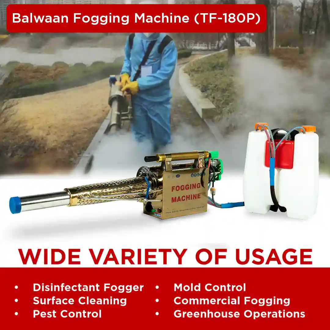 Balwaan Fogging Machine TF-180P - 16L Dual Tank - Self Start Portable Fogger - Spray Machine for Agriculture, Pest Control & Sanitization - photo 5