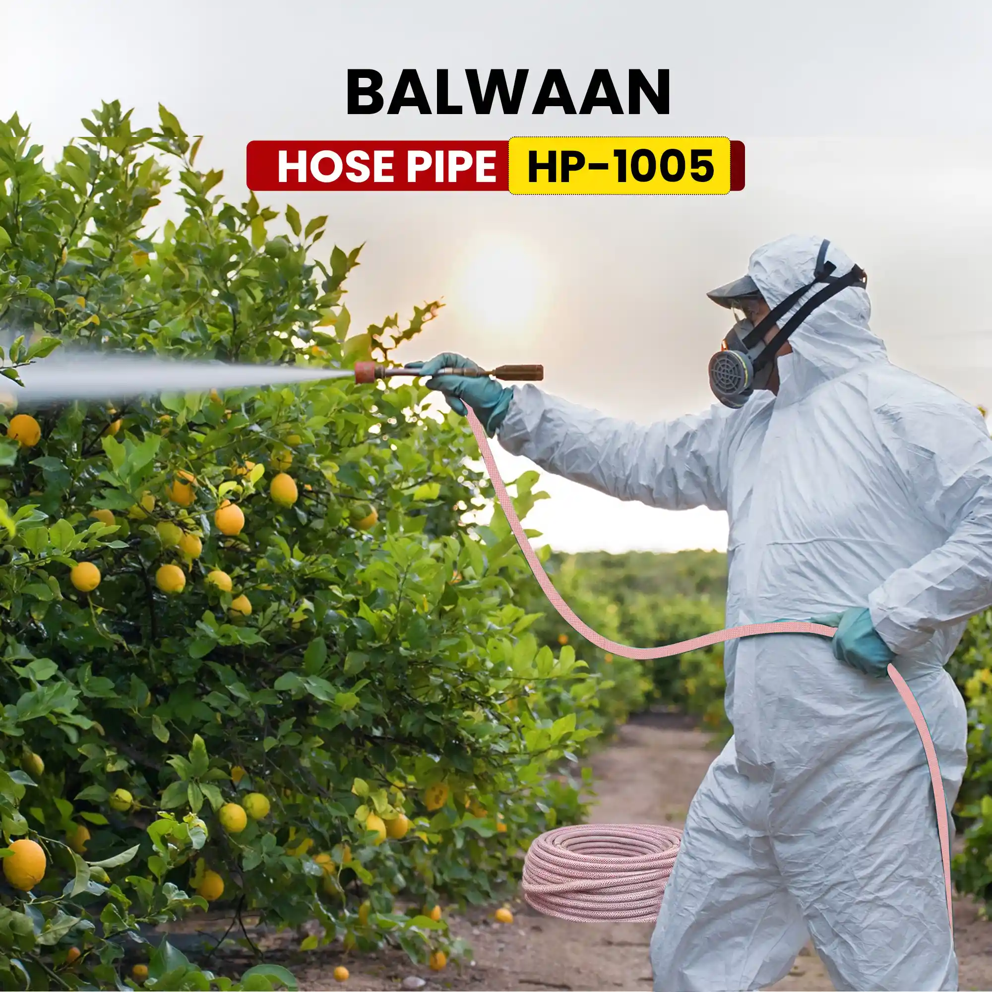 Balwaan HP-1005 10mm Multi-Use Agriculture Hose Pipe - for Irrigation, Gardening, Watering & Farm Use - photo 5