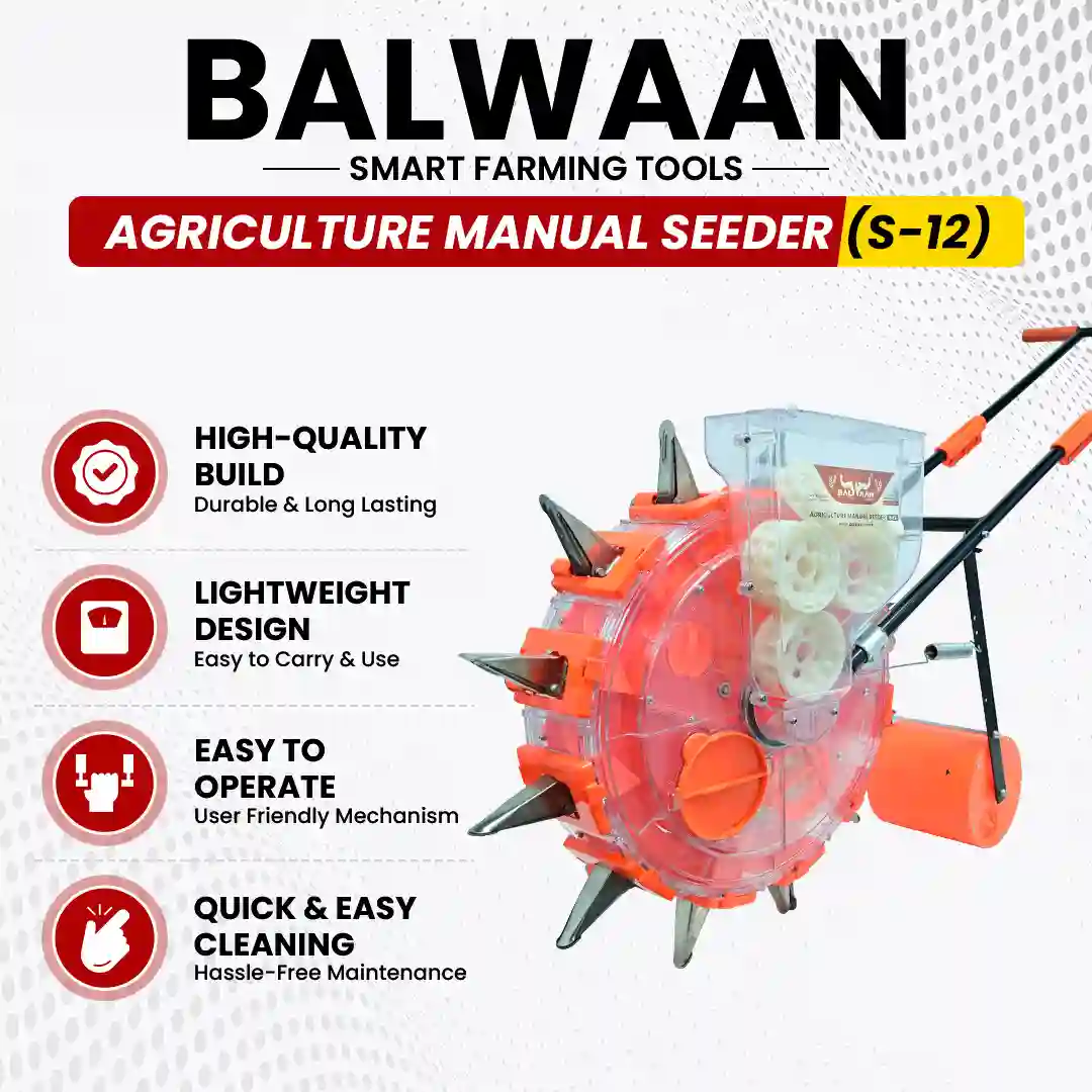 Balwaan Manual Seeder S-12 - Multi Crop Seed Planter - photo 3