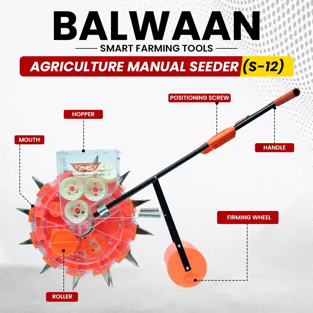 Balwaan Manual Seeder S-12 - Multi Crop Seed Planter - photo 4