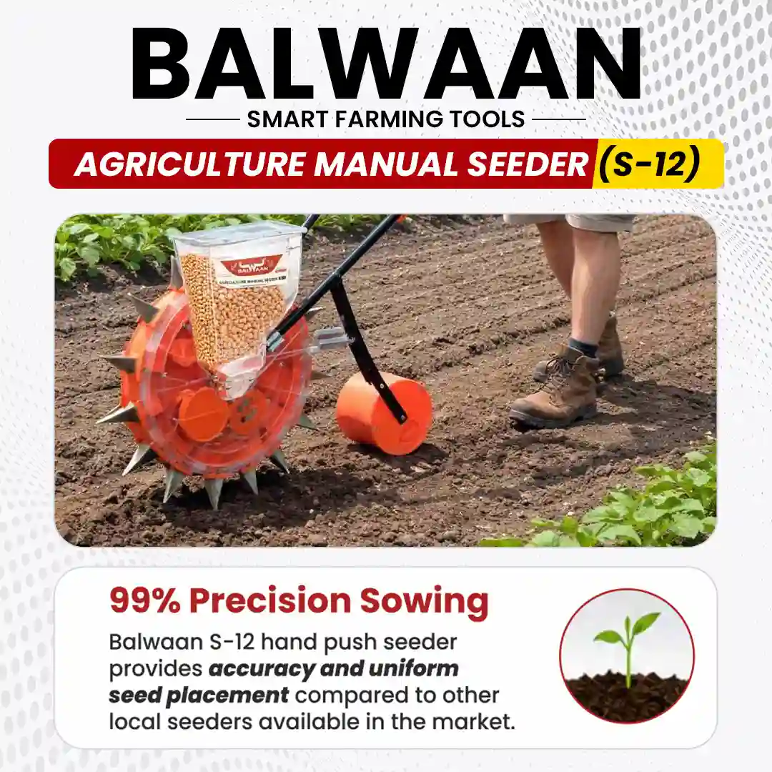 Balwaan Manual Seeder S-12 - Multi Crop Seed Planter - photo 7