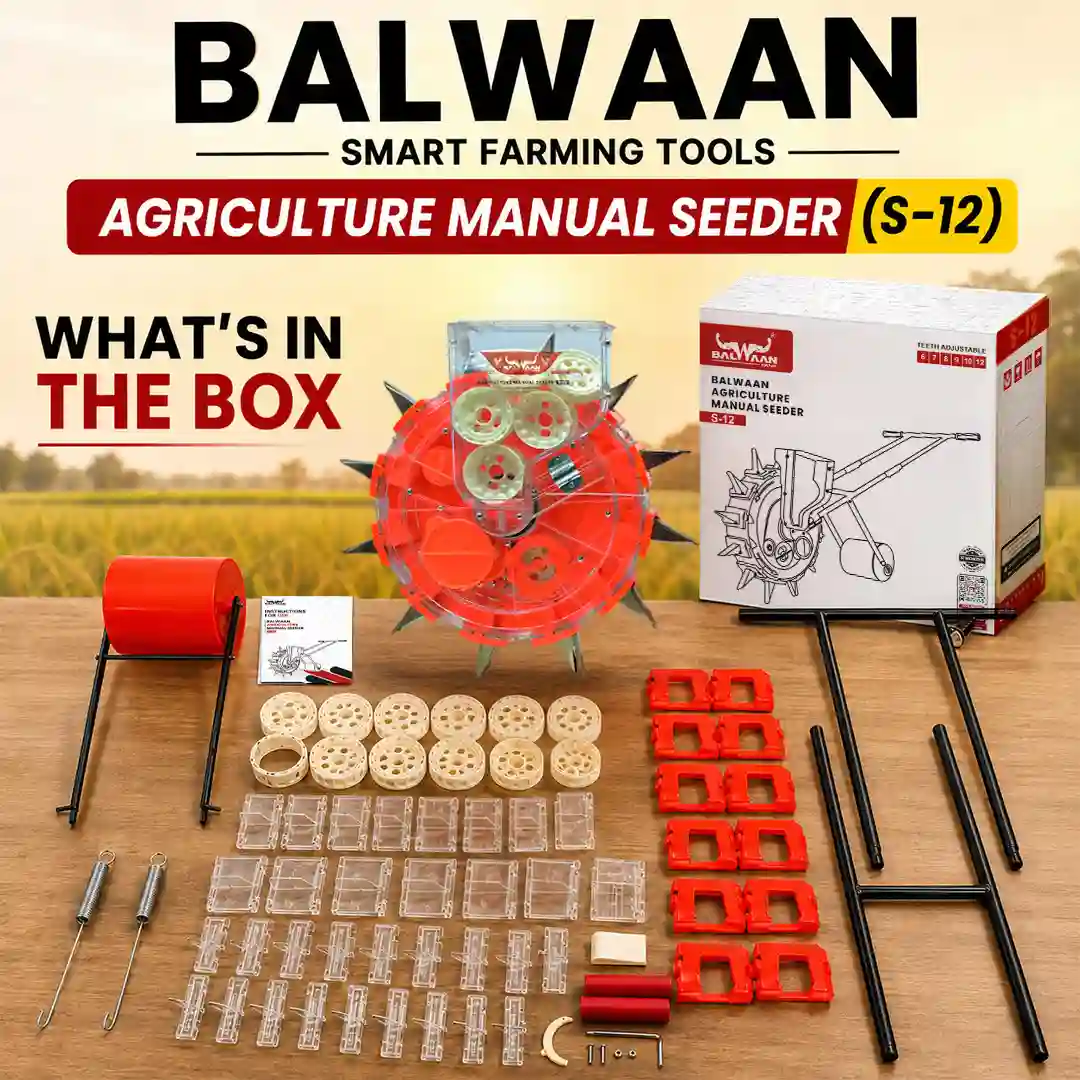 Balwaan Manual Seeder S-12 - Multi Crop Seed Planter - photo 2