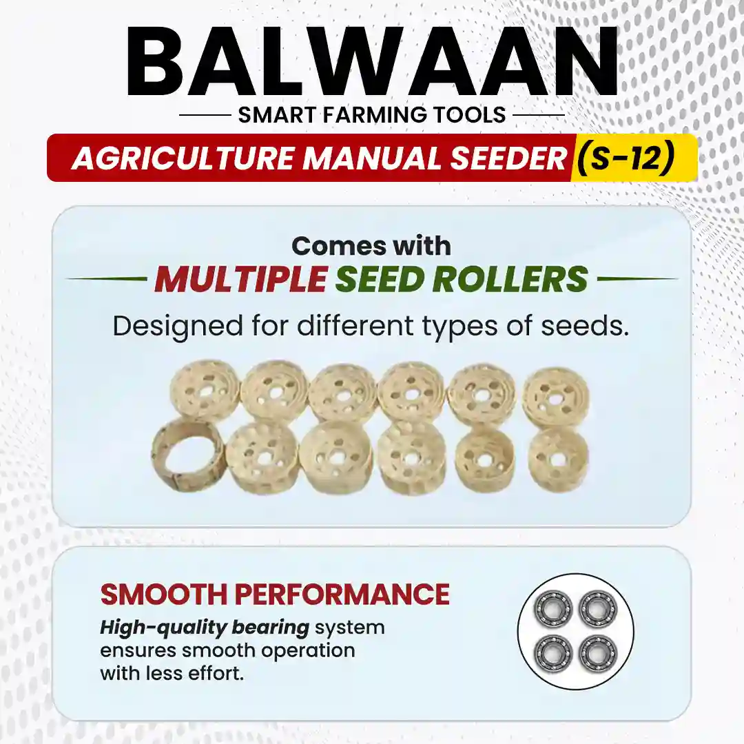 Balwaan Manual Seeder S-12 - Multi Crop Seed Planter - photo 5