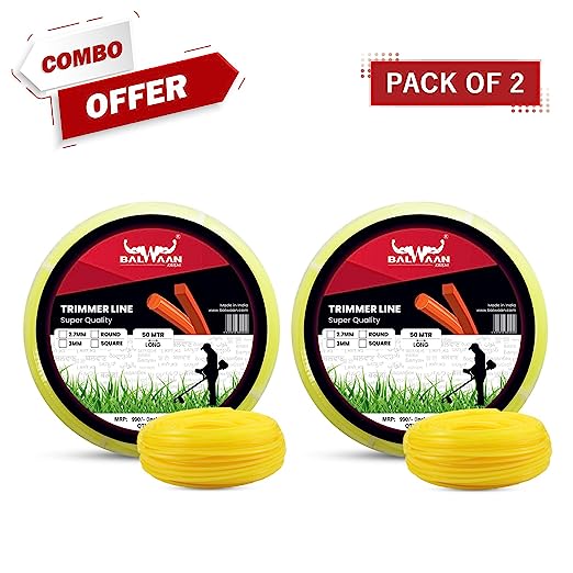 Balwaan Nylon Rope (Pack of 2) 3mm 50 Meter - Round - photo 6