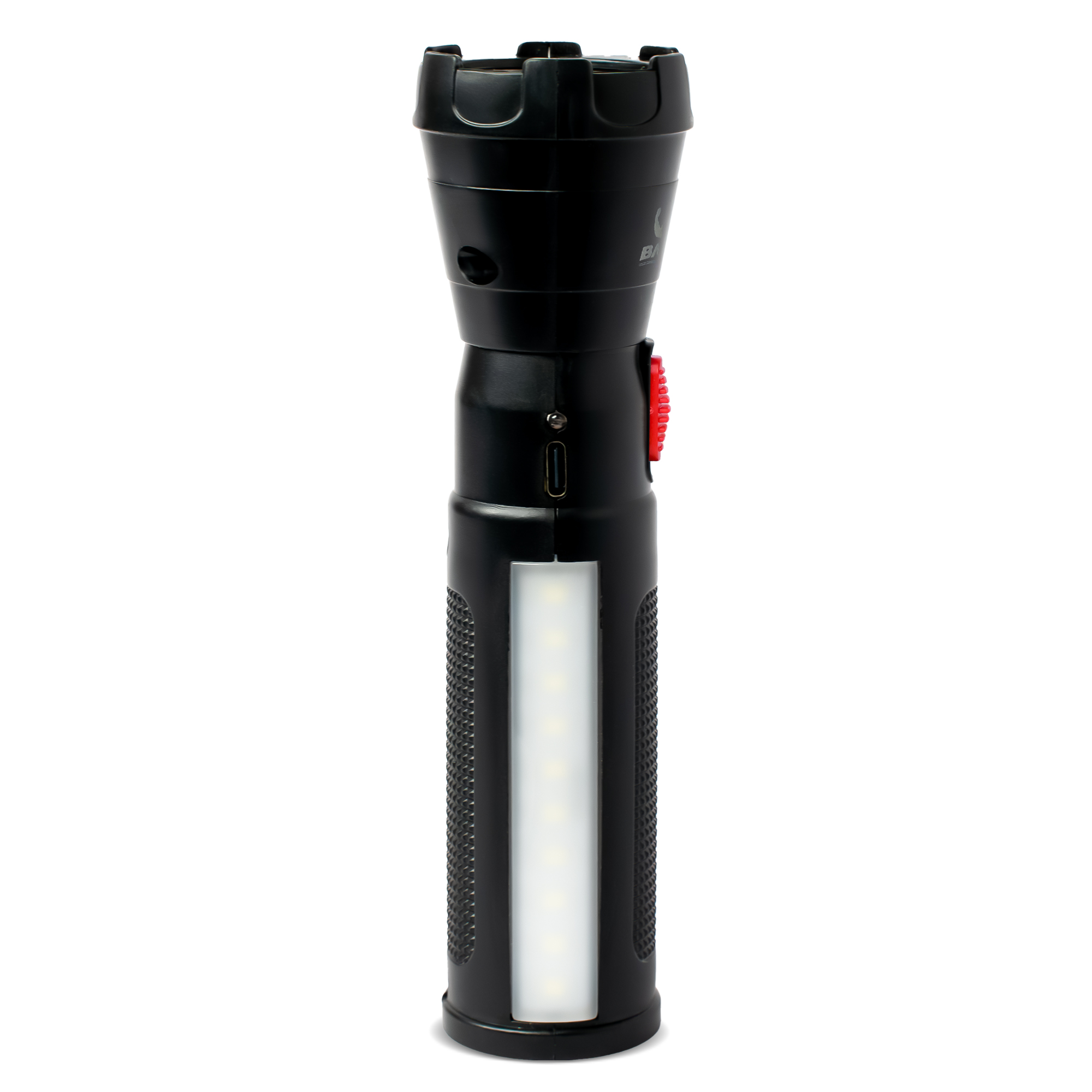 Balwaan Rechargeable BT-12 LED Search Light Torch - Type-C Charging, for Trekking, Agricultural, Outdoor Activities