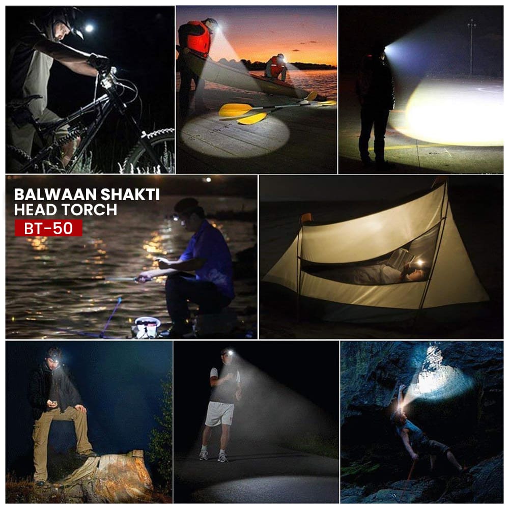 Balwaan Shakti LED Flashlight Head Torch - BT-50 - photo 4