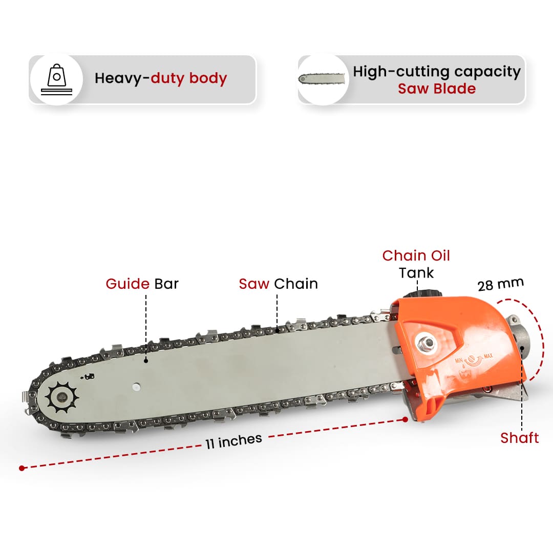 Balwaan Side Pack Crop Cutter with Chainsaw - 35cc - photo 4