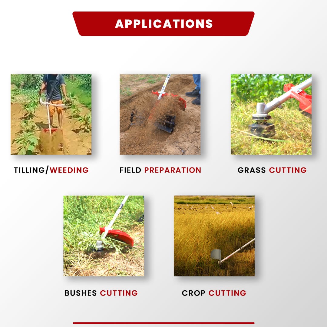 Balwaan Side Pack Crop Cutter with Tiller - 35cc - photo 5