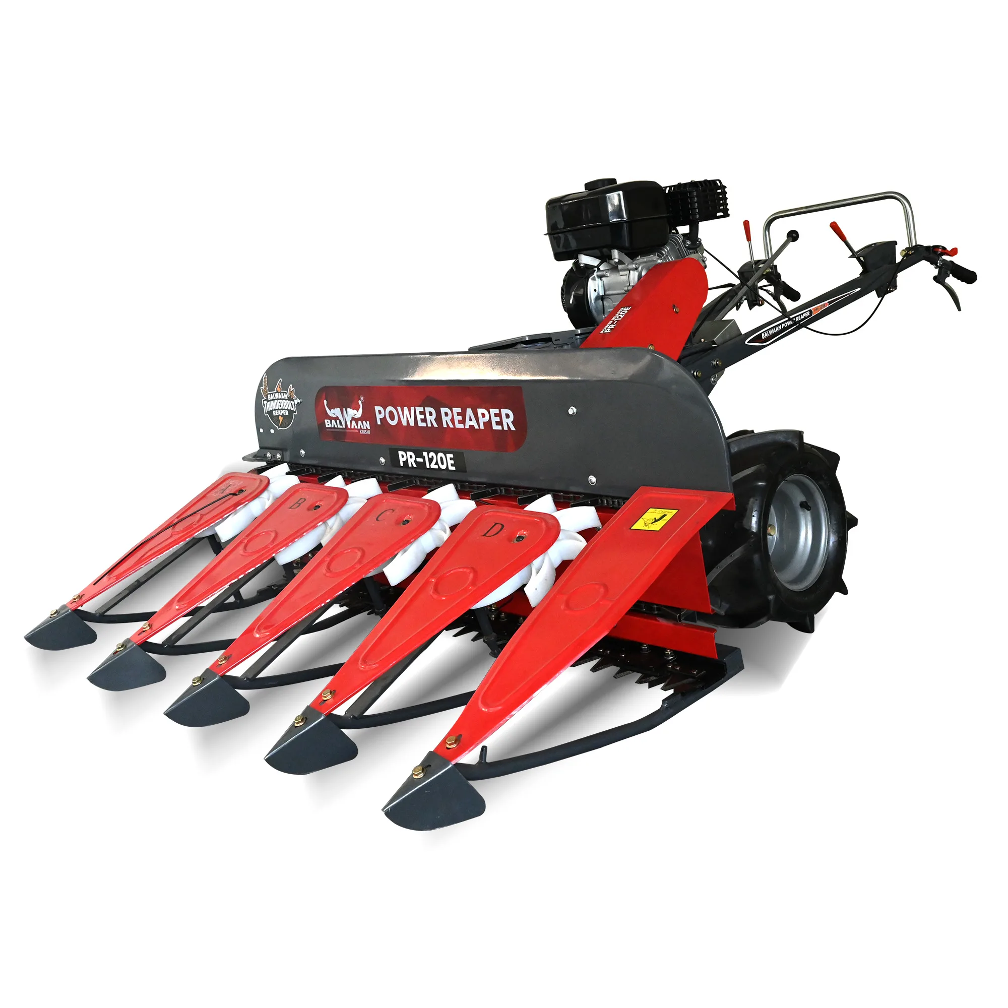 Balwaan Thunderbolt Power Reaper (PR-120E) - 212cc 4-Stroke Engine - Low Fuel Consumption & Heavy-Duty Agricultural Reaper