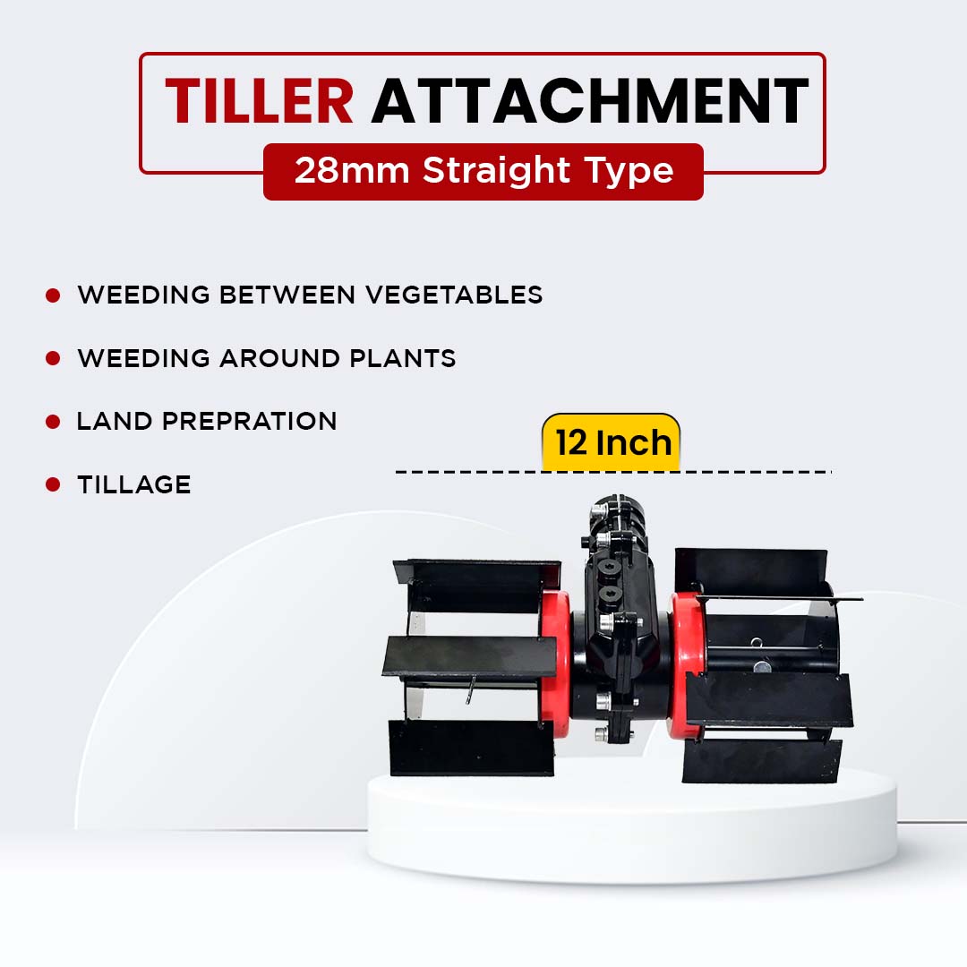 Balwaan Tiller Attachment 28mm Straight Type (12 inch) - Black - photo 5