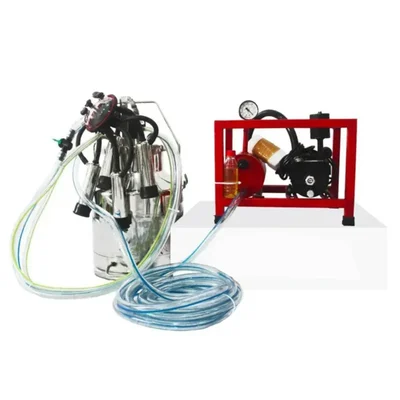 GODHAN GS-150 Milking Machine With 0.5 HP Motor & 150 LPM Pump For 5-8 Cows & Buffaloes & 1 Year Warranty